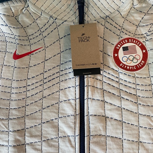 Women's Nike Olympic Team White Media Full-Zip Jacket NWT - Picture 7 of 9